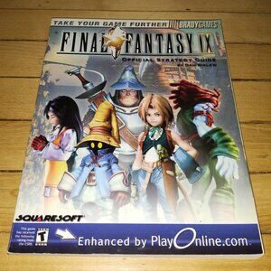 Final Fantasy IX Bradygames's Official Strategy Guide no poster